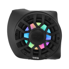 Can-Am Maverick X3 Rear B-Pillar Speaker Pods Loaded with NXL-IQ 6.5" 2-Way Coaxial Marine Speakers and Digital LED Lights