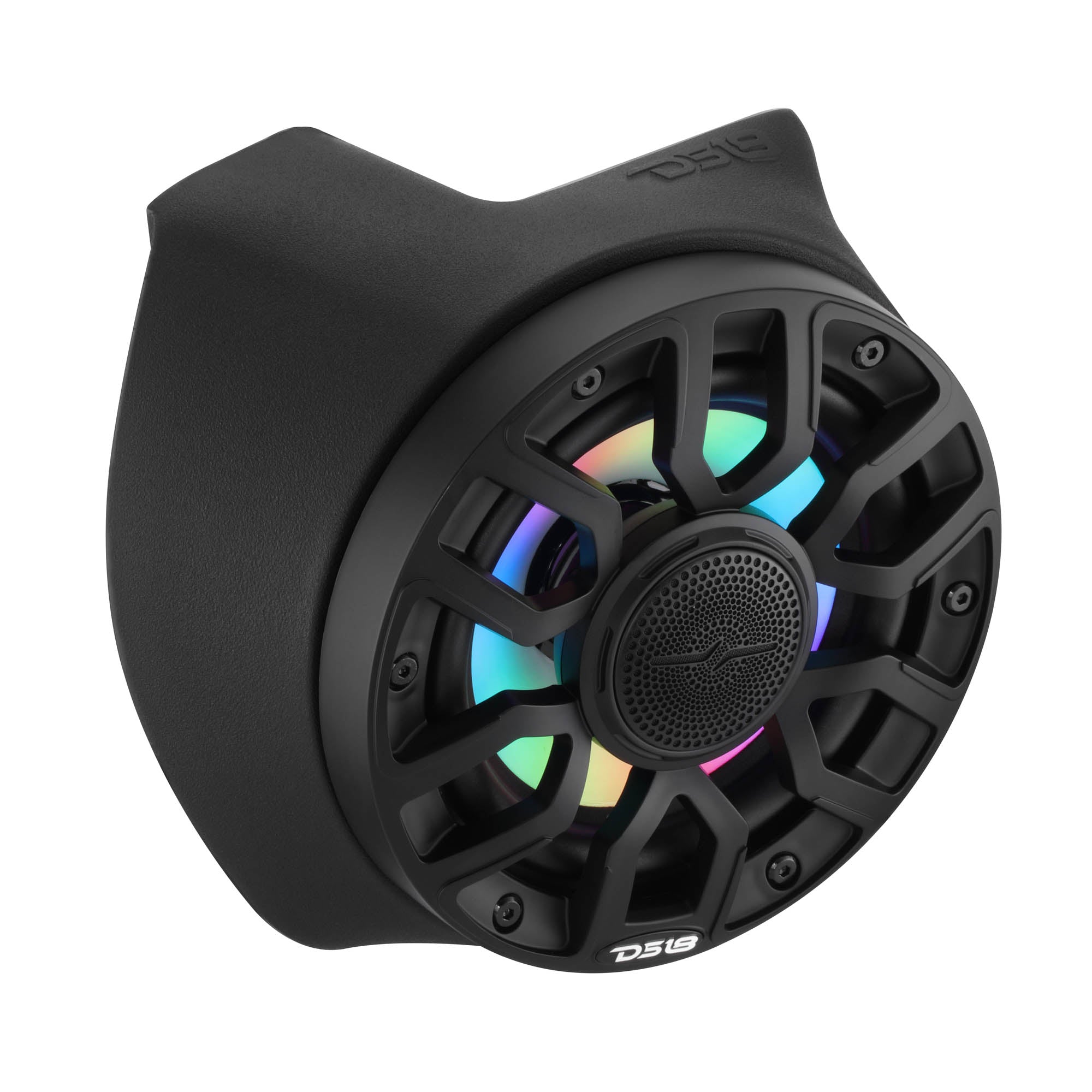 Can-Am Maverick X3 Rear B-Pillar Speaker Pods Loaded with NXL-IQ 6.5" 2-Way Coaxial Marine Speakers and Digital LED Lights