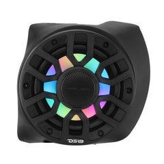 Can-Am Maverick X3 Rear B-Pillar Speaker Pods Loaded with NXL-IQ 6.5" 2-Way Coaxial Marine Speakers and Digital LED Lights