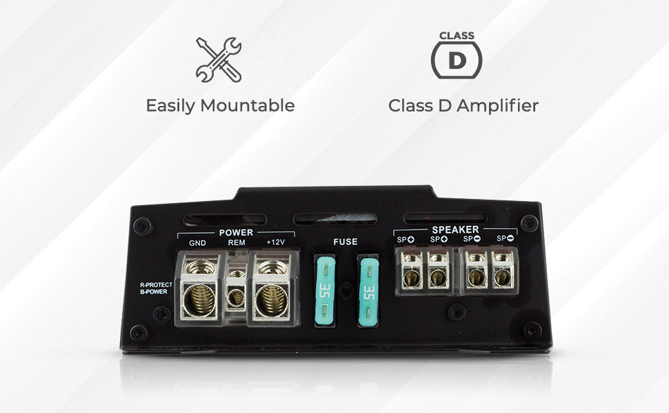CANDY Compact Class D 1-Channel Monoblock Amplifier 1800 Watts - DS18