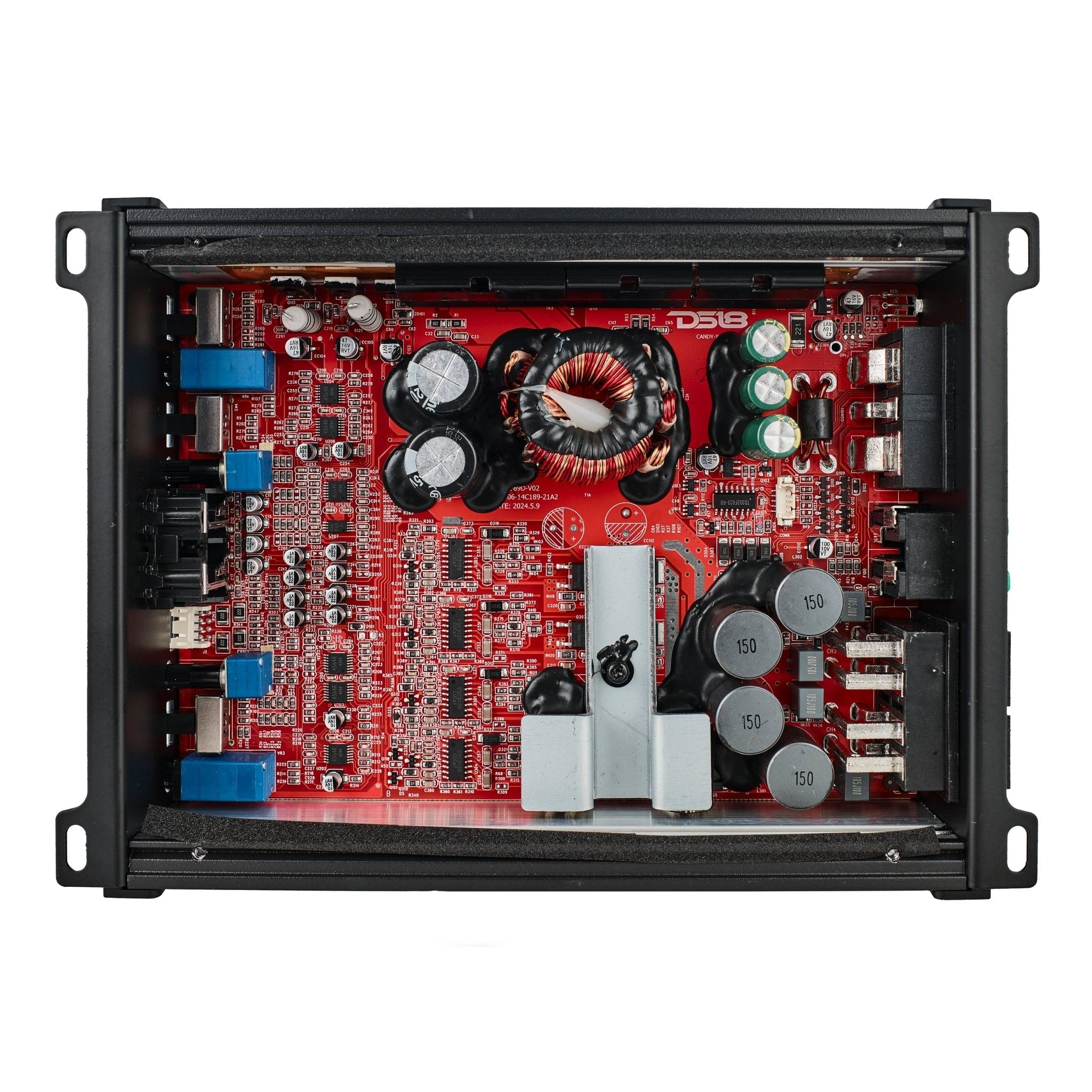 CANDY Compact Full-Range Class D 4-Channel Amplifier 1600 Watts - DS18