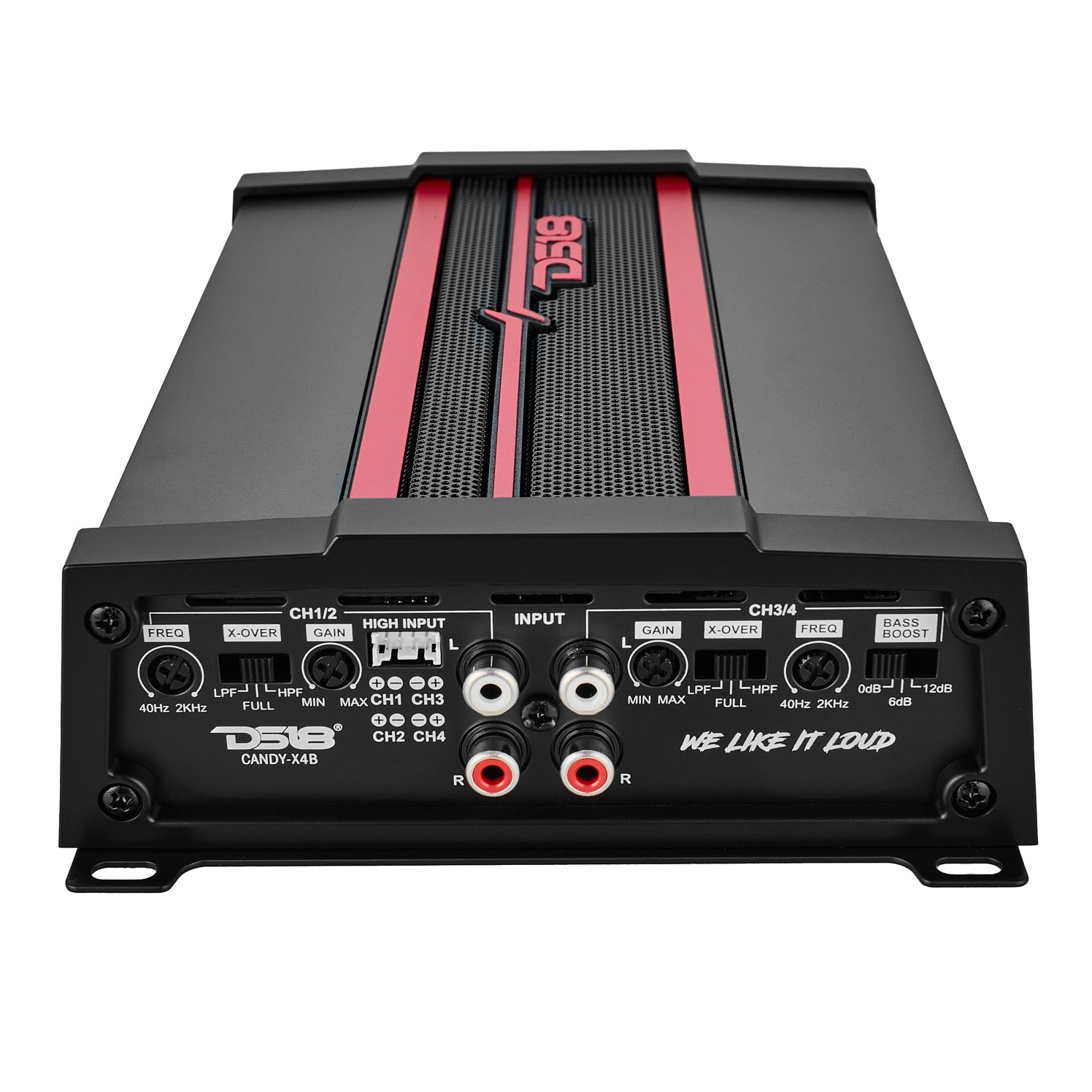 CANDY Compact Full-Range Class D 4-Channel Amplifier 1600 Watts - DS18