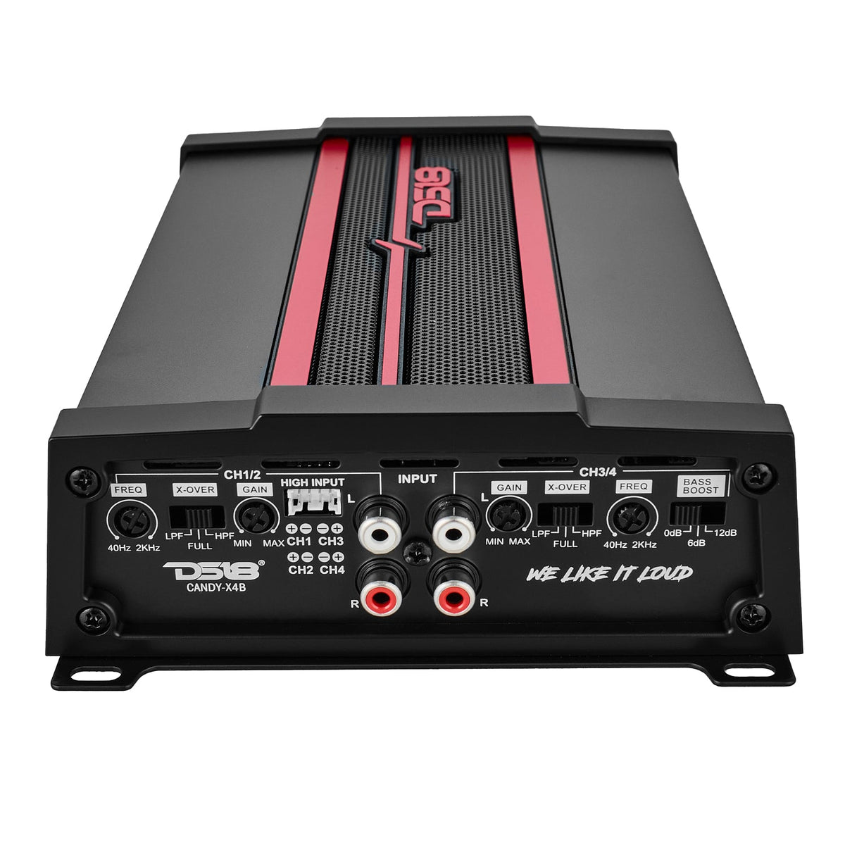CANDY Compact Full-Range Class D 4-Channel Amplifier 1600 Watts - DS18