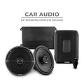 DS18 CARPK-3 Complete 6.5 Sound System With Included Booming Under The Seat Powered Sub - DS18