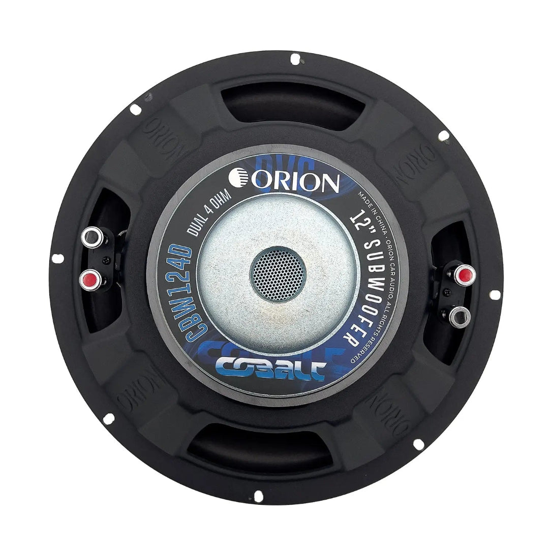 Orion CBW124D 12" Dual Voice Coil 4 Ohm Subwoofer | 1600W Max Cobalt Series Bass