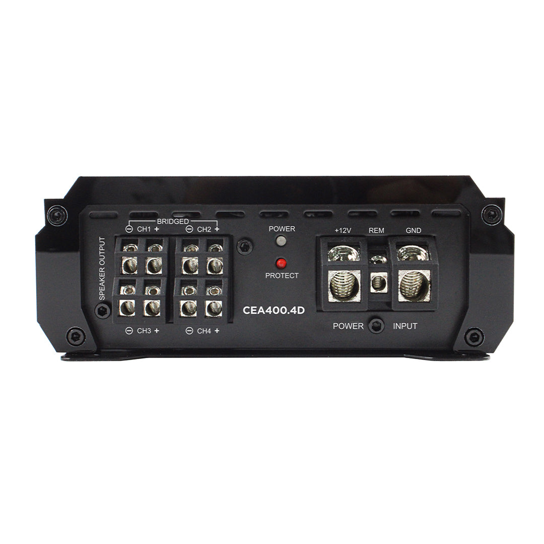 CEA400.4D - 1600W Max Power / 400 Watts RMS 4 Channel Class D Amplifier