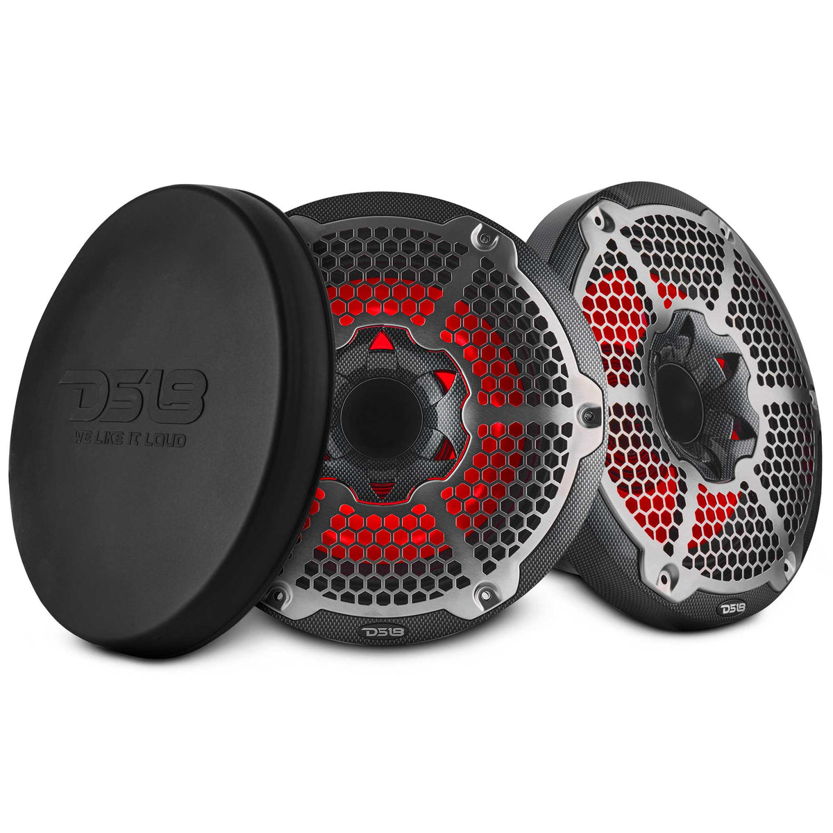 10” Marine 2-Way Hybrid Speaker with RGB LED, Compression Driver and Neodymium Magnet | 450W RMS 4-Ohm - DS18