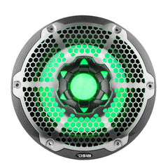 NXL 10" Marine Subwoofer With LED RGB Lights 300 Watts Rms SVC 4-Ohm -Black Carbon Fiber - DS18