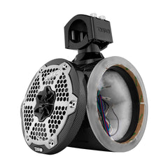 NXL 6.5" Marine and Powersports Empty Tower LED RGB Lights -Black Carbon Fiber - DS18