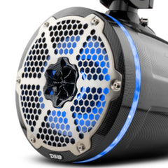 Bronco 6th Gen Mounting Tube Bundle with 8" Marine Tower Speakers with RGB LED Lights and Amplifier - DS18