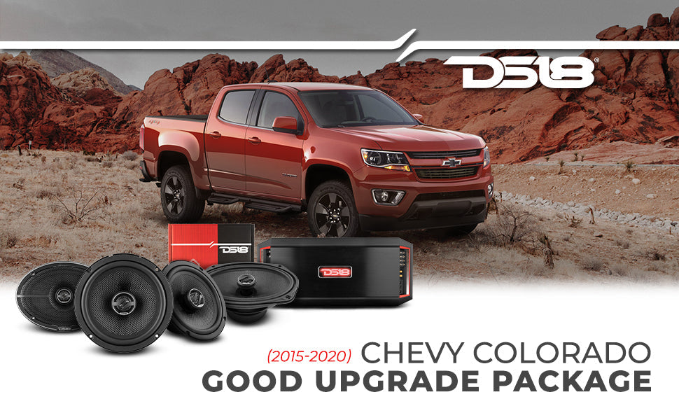 2015-2020 Chevy Colorado Crew and Extended Cab Front and Back Doors Speakers Good Upgrade/Replacement Package 1600 Watts