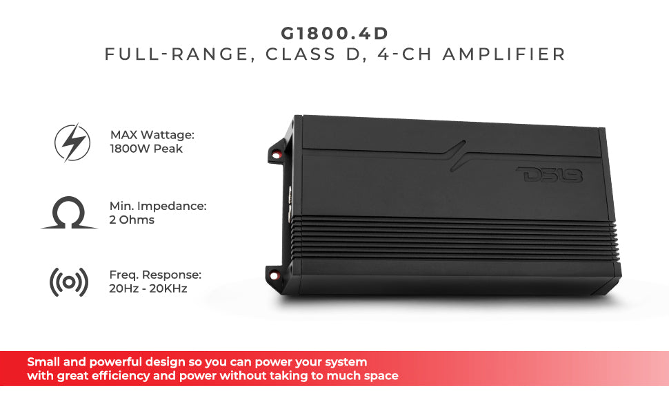 DS18 2016-2021 Chevy Silverado 1500 Crew and Extended Cab Front and Back Doors Speakers Better Upgrade/Replacement Package