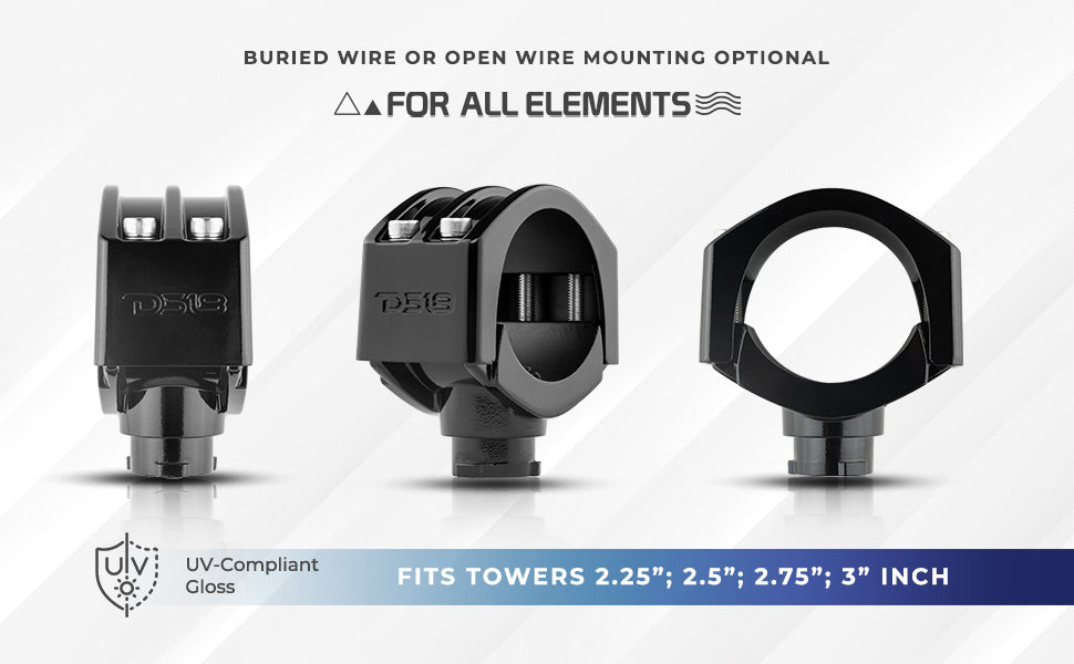 3",2.75",2.5" and 2.25" Clamp and Clamp Adapters for NXL-X and CF-X Towers - DS18