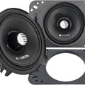 Orion CM454 - 4 Inch (With 4x6 Inch Adapter Plate) 4 Ohm Midrange Speakers 100 Watts RMS (Pair)