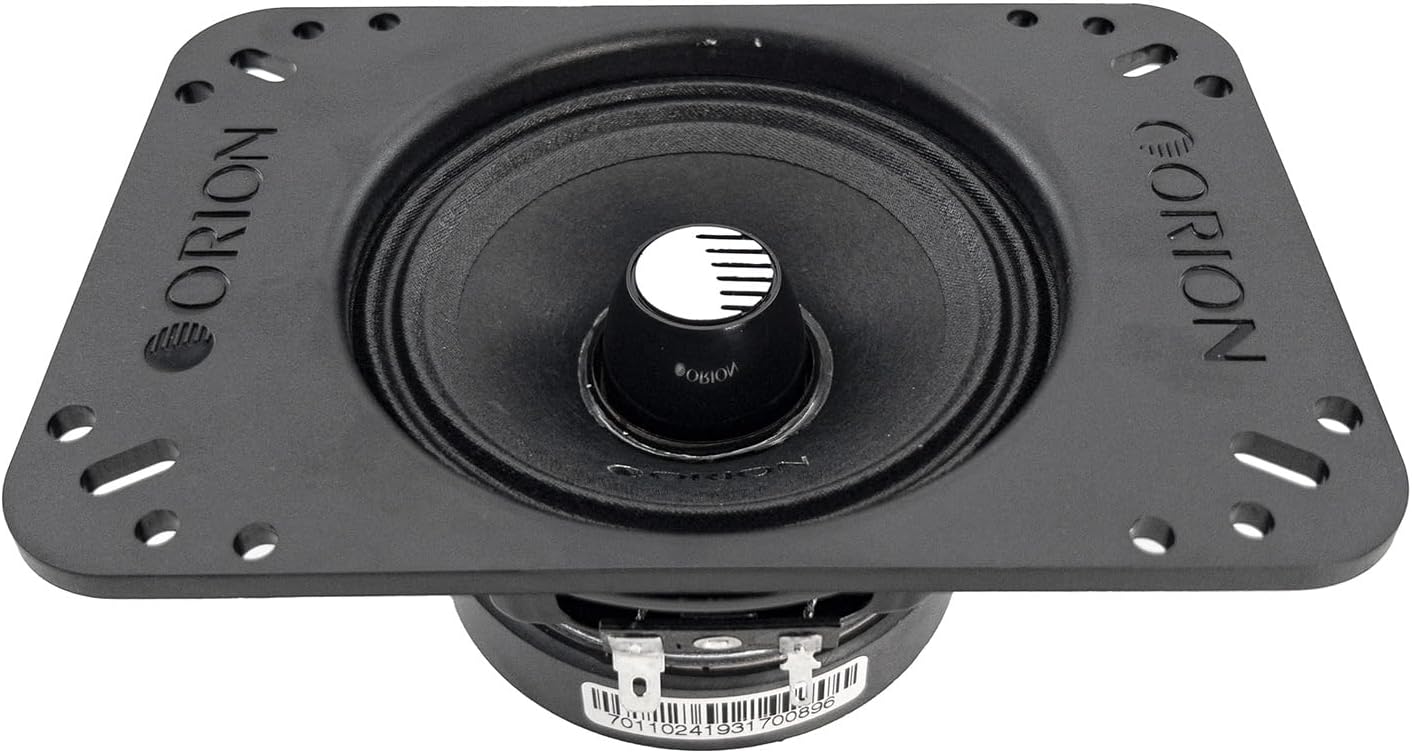 Orion CM454 - 4 Inch (With 4x6 Inch Adapter Plate) 4 Ohm Midrange Speakers 100 Watts RMS (Pair)