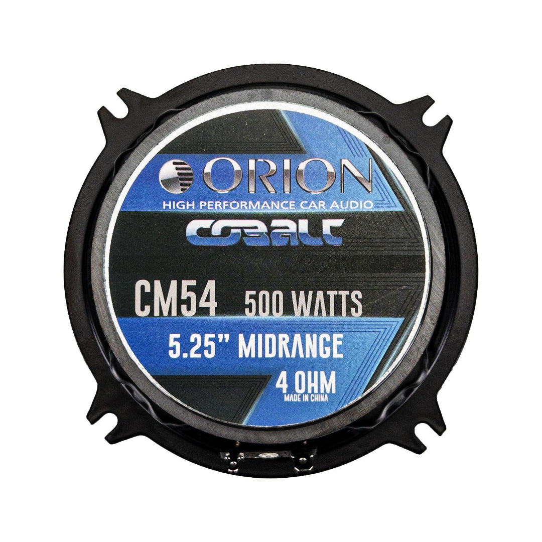 Orion CM54 - 5.25 inch 4 Ohm Midrange Speaker | 125W RMS Power & Precision Audio