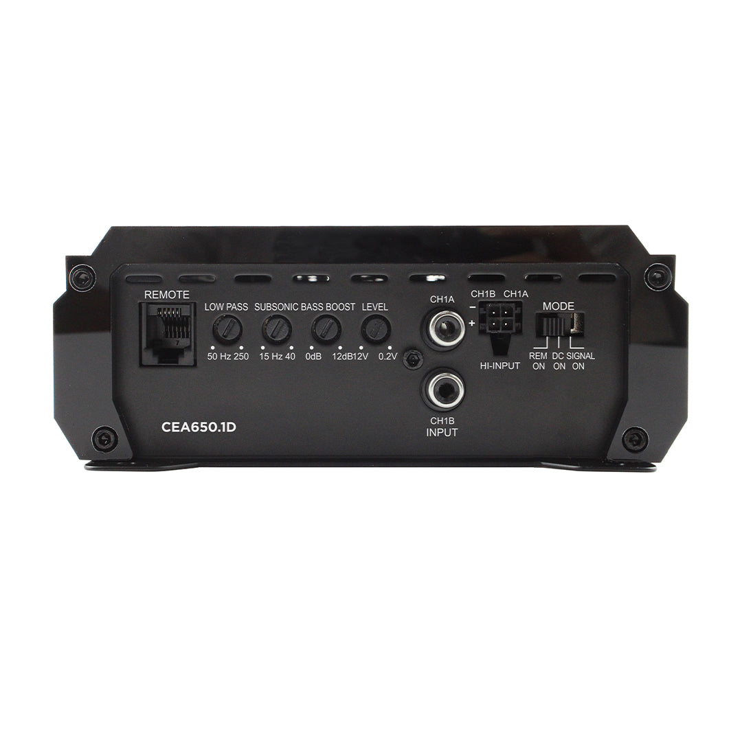 CEA650.1D - 2600W Max Power / 650 Watts RMS Class D Monoblock Amplifier