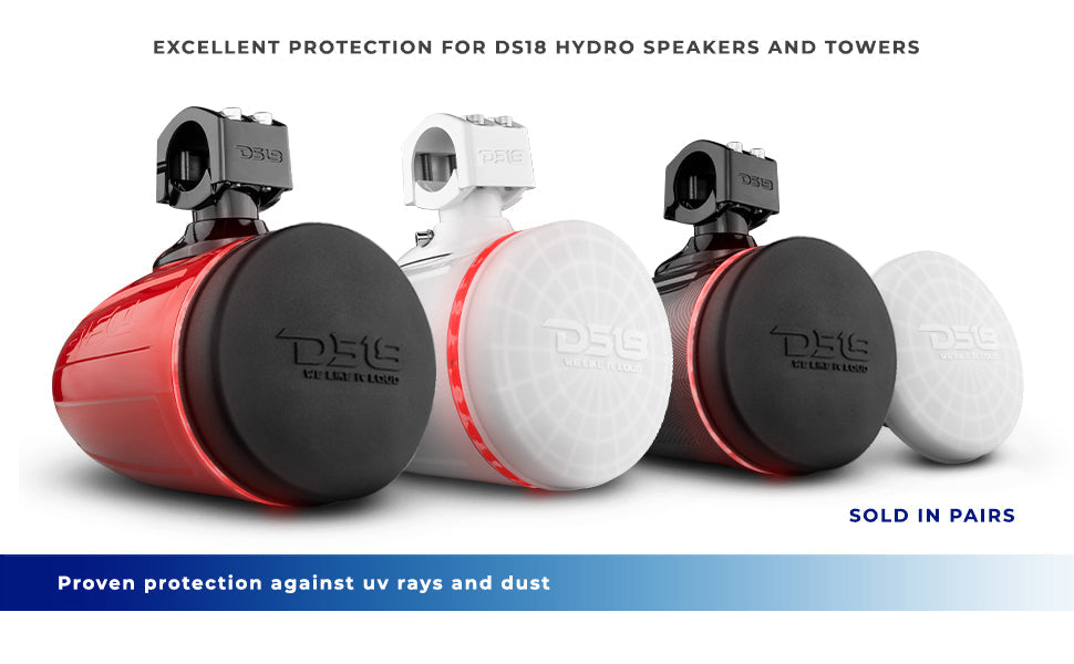 6.5" Silicone Cover for All Towers, Speakers and Subwoofers - DS18