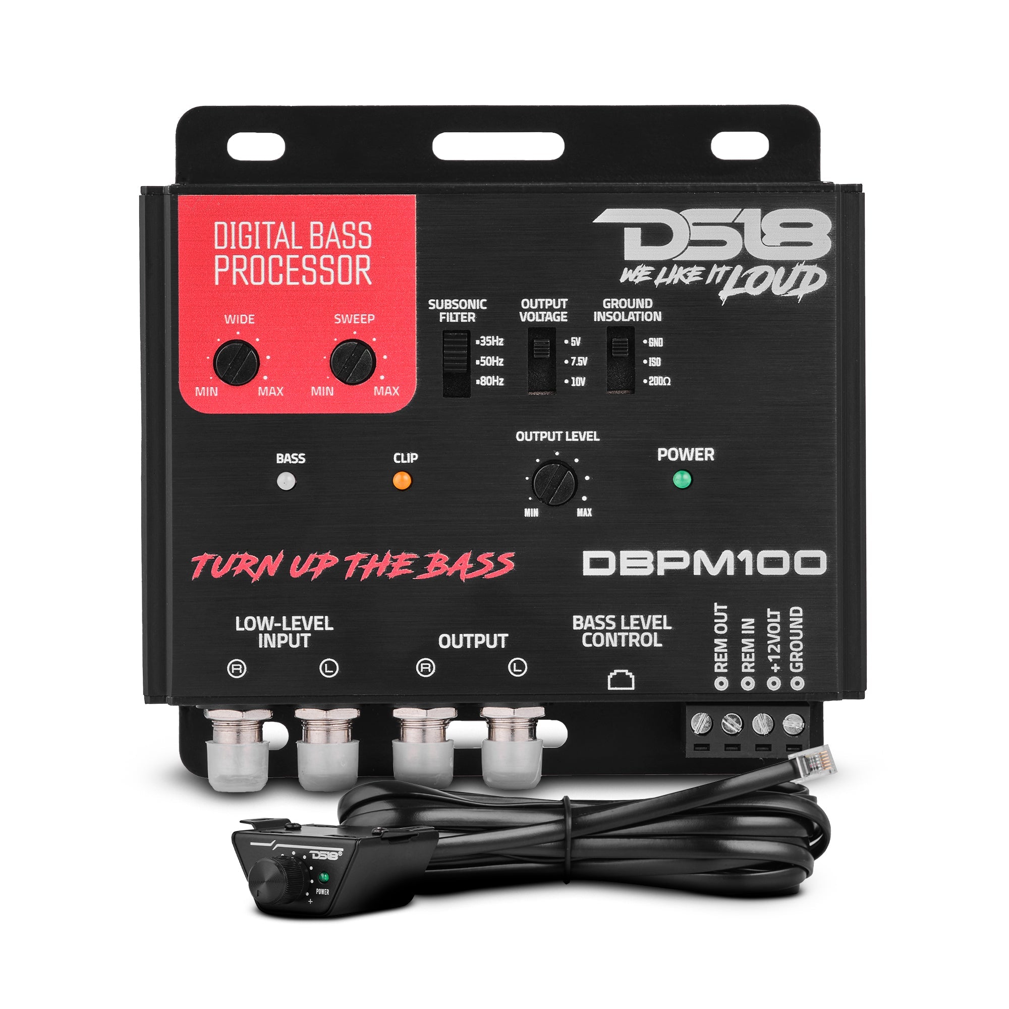 Digital Bass Processor 2-Channel Pre-Amp Input / Output - DS18