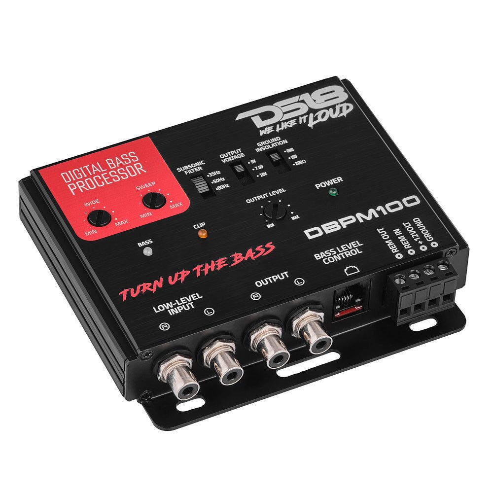 Digital Bass Processor 2-Channel Pre-Amp Input / Output - DS18