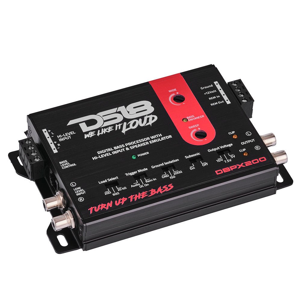 Digital Bass Processor with Hi to Low Signal Converter & Speaker Emulator - DS18