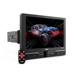 10.5" Floating Adjustable Modular Touchscreen Mechless Single-DIN Head Unit with Bluetooth, Mirror Link and USB - DS18