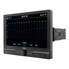 10.5" Floating Adjustable Modular Touchscreen Mechless Single-DIN Head Unit with Bluetooth, Mirror Link and USB - DS18