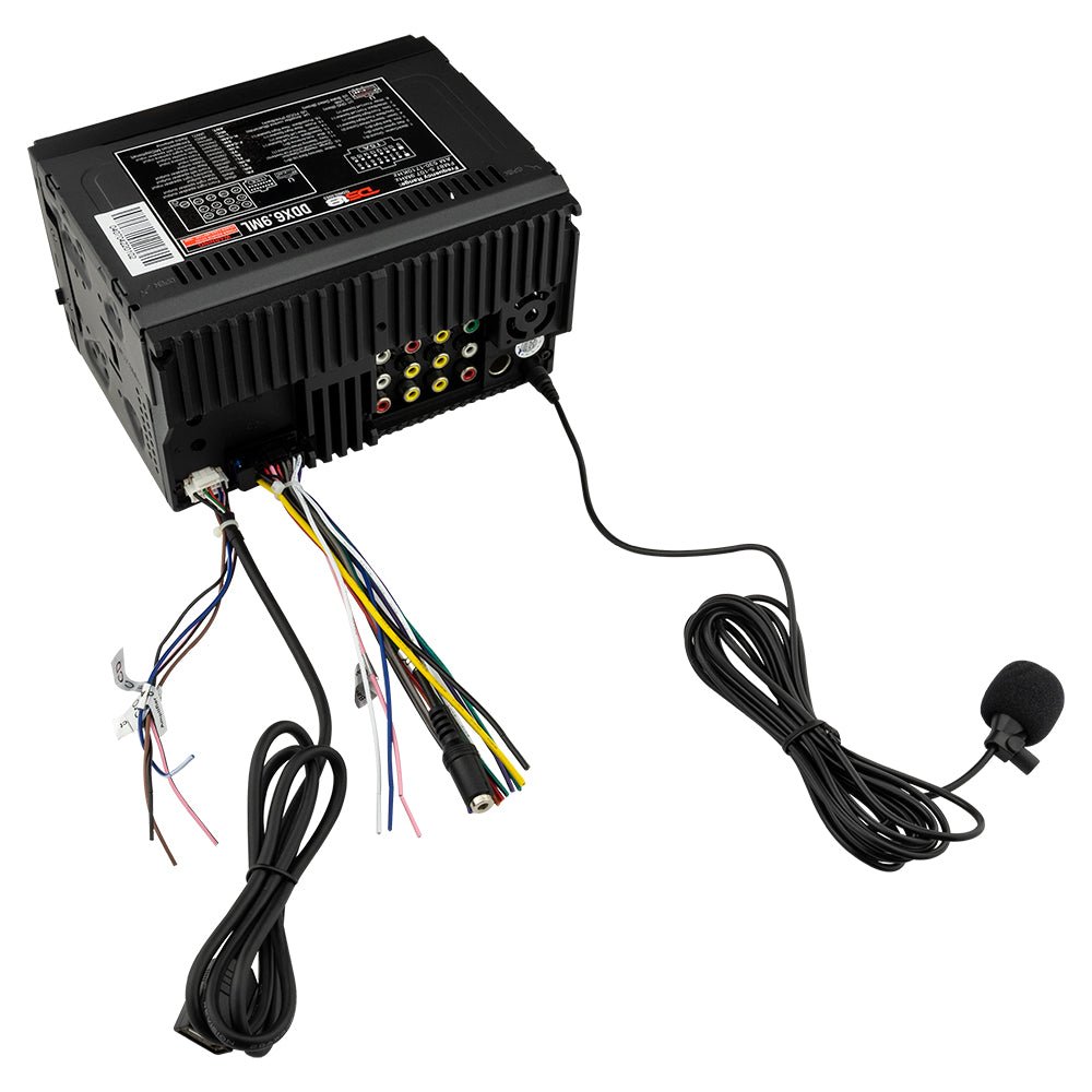 6.9" Touchscreen Mechless Double-DIN Headunit with Bluetooth, USB and Mirror Link - DS18