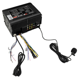 6.9" Touchscreen Mechless Double-DIN Headunit with Bluetooth, USB and Mirror Link - DS18