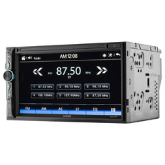 6.9" Touchscreen Mechless Double-DIN Headunit with Bluetooth, USB and Mirror Link - DS18