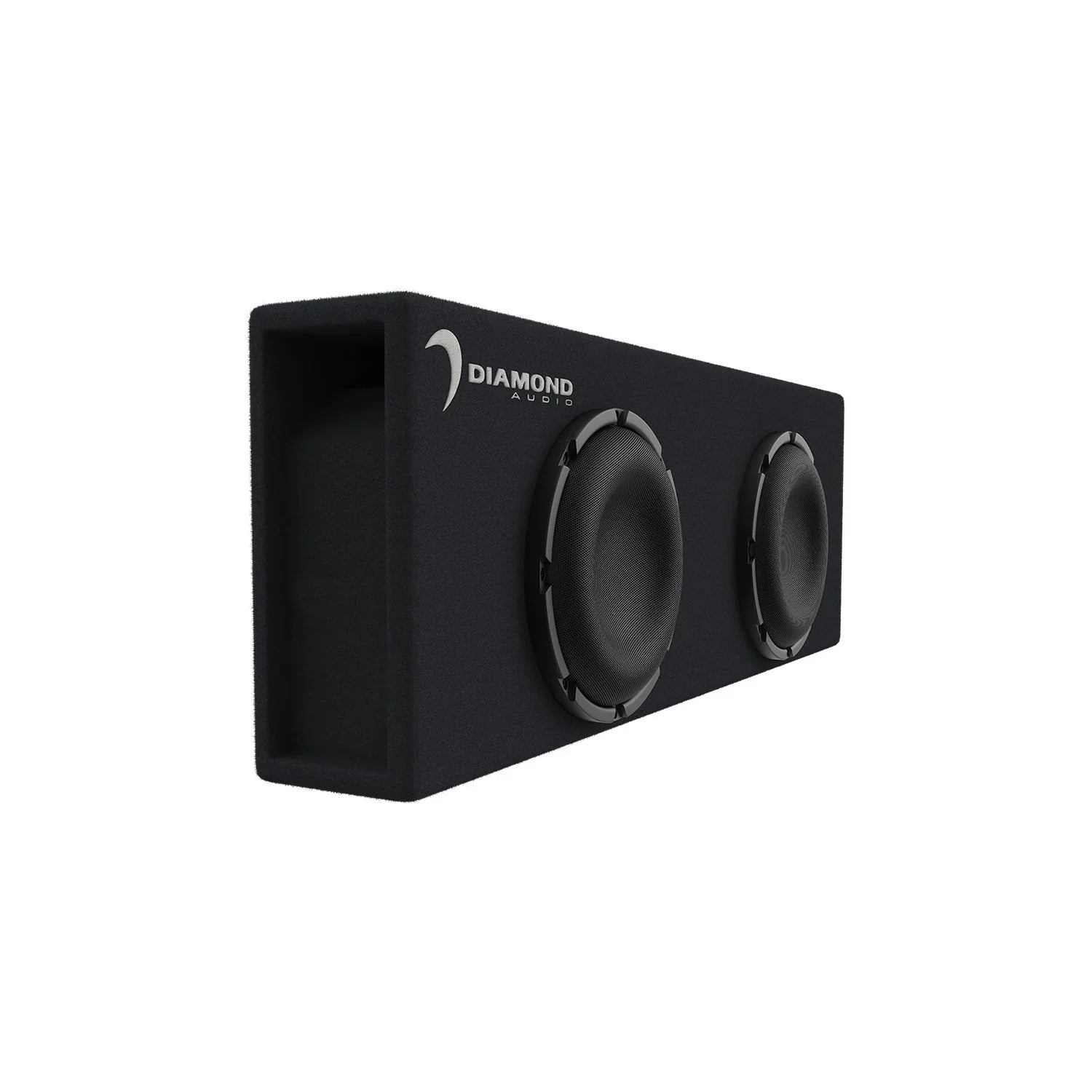 DESMB8D - Dual 8" Slot Vented Passive Subwoofer Enclosure (2 ohm )