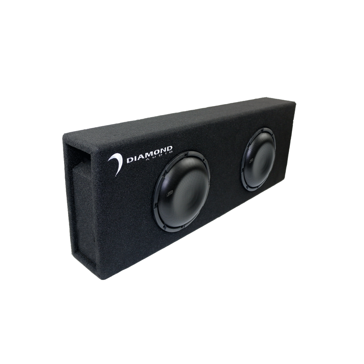 DESMB8D - Dual 8" Slot Vented Passive Subwoofer Enclosure (2 ohm )