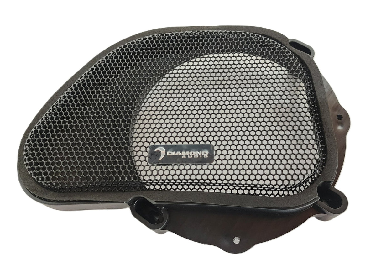 1998-2013 Harley Davidson Road Glide Faring Grills W/Diamond Logo (Pair) - DHDRG13