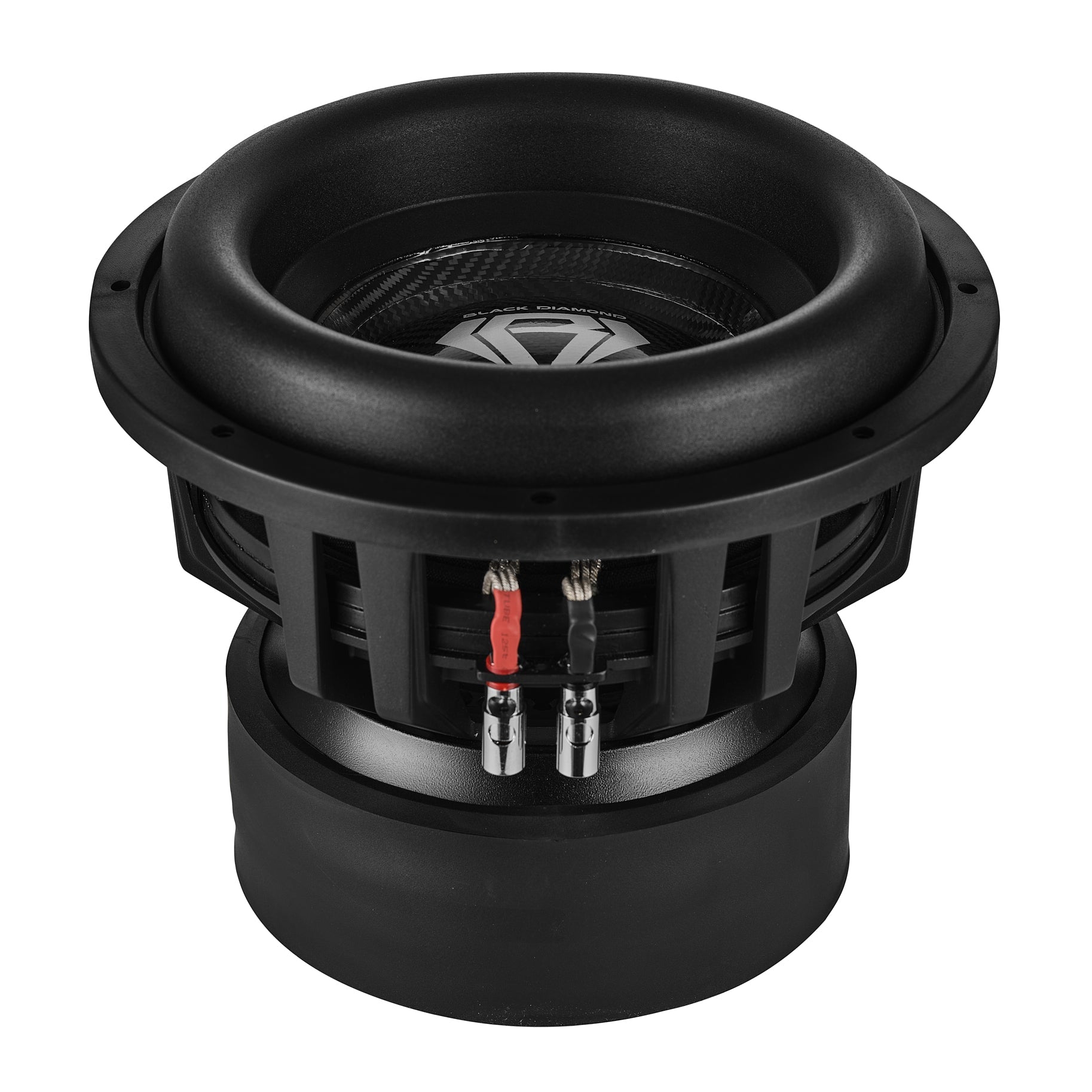 Black Diamond 12" High Excursion Subwoofer with Carbon Fiber Cone | 3500W RMS / 7000W MAX | Dual 2-Ohm Voice Coil - DS18