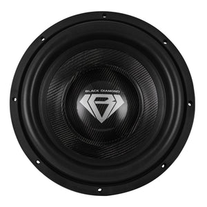 Black Diamond 15" High Excursion Subwoofer with Carbon Fiber Cone | 3500W RMS / 7000W Peak | Dual 1-Ohm Voice Coil - DS18