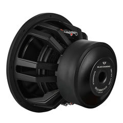 Black Diamond 15" High Excursion Subwoofer with Carbon Fiber Cone | 3500W RMS / 7000W Peak | Dual 2-Ohm Voice Coil - DS18