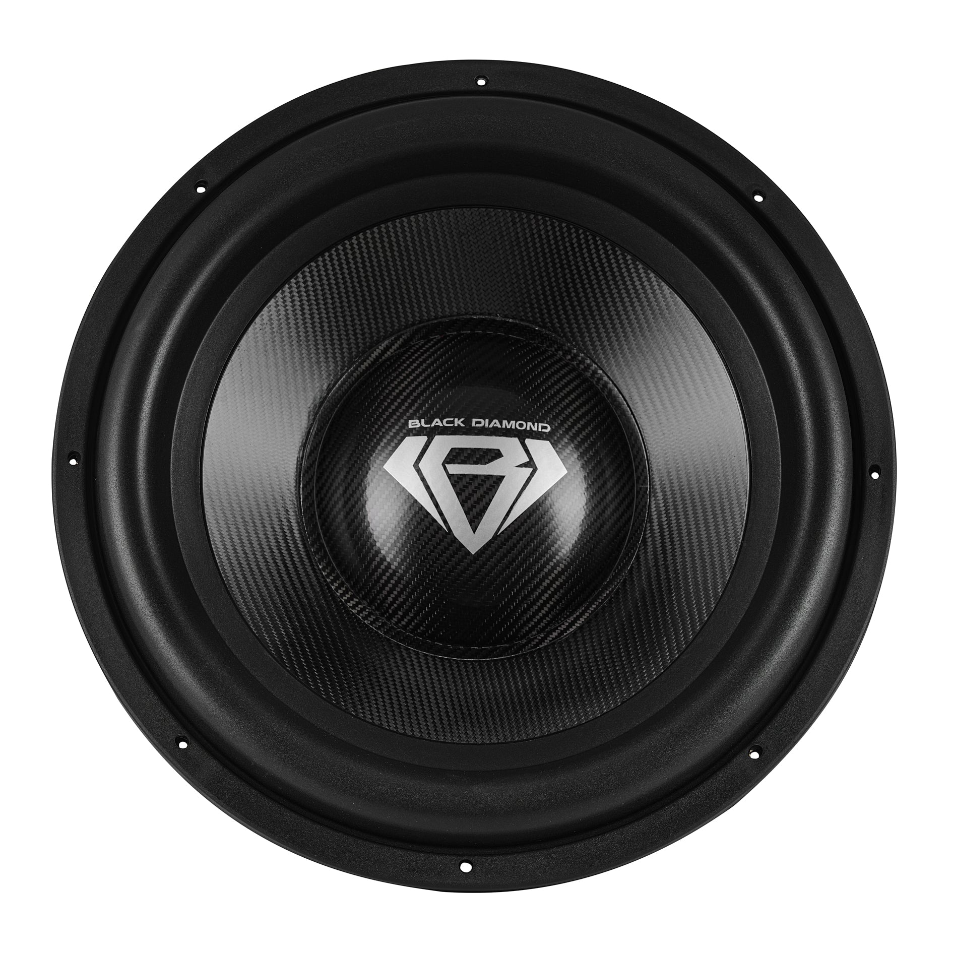 Black Diamond 18" High Excursion Subwoofer with Carbon Fiber Cone | 3500W RMS / 7000W Peak | Dual 1-Ohm Voice Coil - DS18