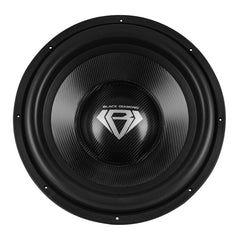 Black Diamond 18" High Excursion Subwoofer with Carbon Fiber Cone | 3500W RMS / 7000W Peak | Dual 1-Ohm Voice Coil - DS18