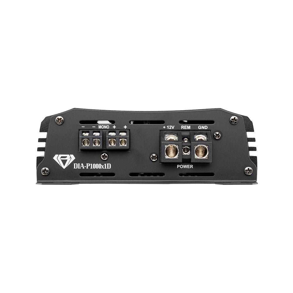 Black Diamond 1-Channel Class D Monoblock Amplifier | 1000W RMS at 1-Ohm - DS18