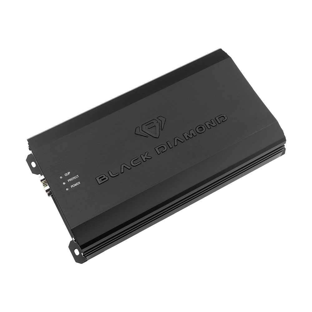 Black Diamond 1-Channel Class D Monoblock Amplifier | 1000W RMS at 1-Ohm - DS18
