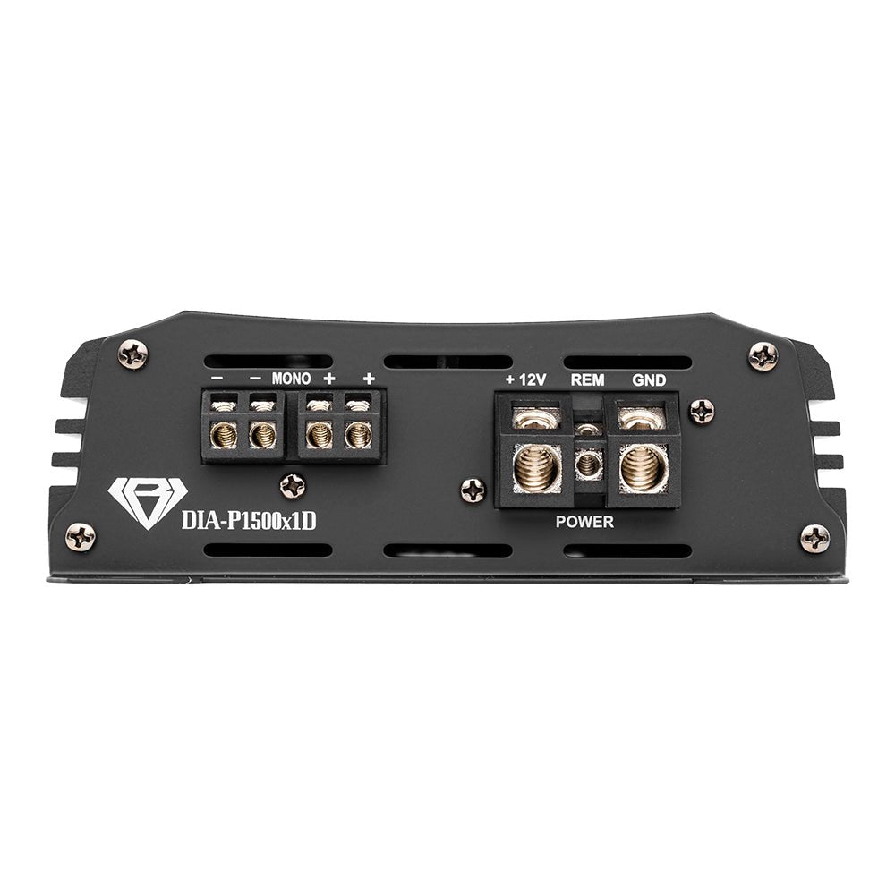 Black Diamond 1-Channel Class D Monoblock Amplifier | 1500W RMS at 1-Ohm - DS18
