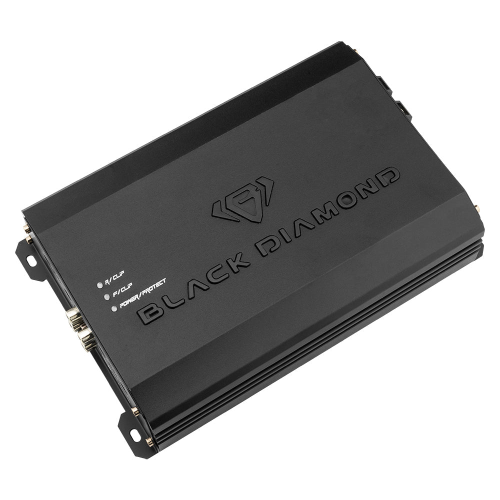 Black Diamond Class D 4-Channel Full Range Amplifier | 200W RMS X 4 at 4-Ohm - DS18