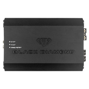 Black Diamond Class D 4-Channel Full Range Amplifier | 200W RMS X 4 at 4-Ohm - DS18