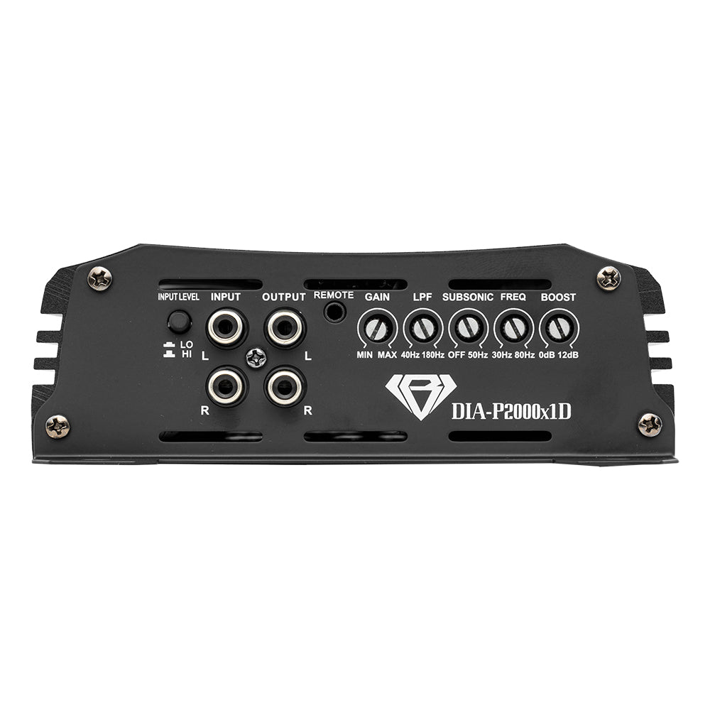 Black Diamond 1-Channel Class D Monoblock Amplifier | 2000W RMS @ 1 Ohm - DS18