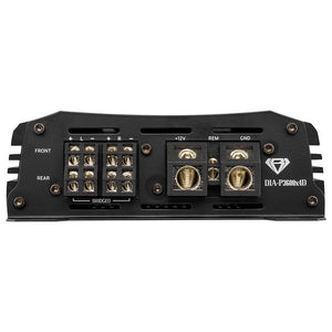 Black Diamond Class D 4-Channel Full Range Amplifier | 400W RMS X 4 at 4-Ohm - DS18