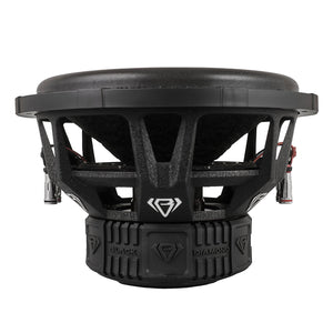 Black Diamond 12” Dual 3” Voice Coil Subwoofer with Aluminum Basket | 4-Ohm - DS18