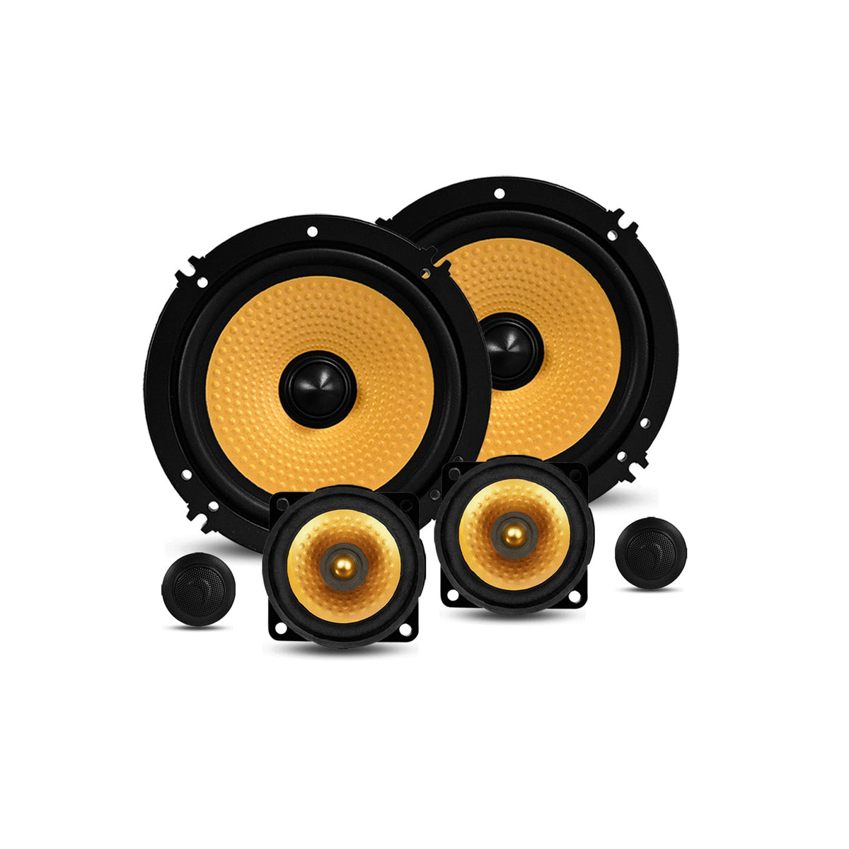 DMDX6525C - DMD SERIES 3-WAY 6.5" + 2.5" + 20MM TWEETER" COMPONENT SYSTEM
