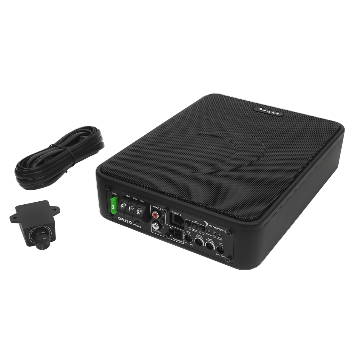 DMD Series 10" Active Slim Subwoofer w/Bass Enhancement - DPUS10