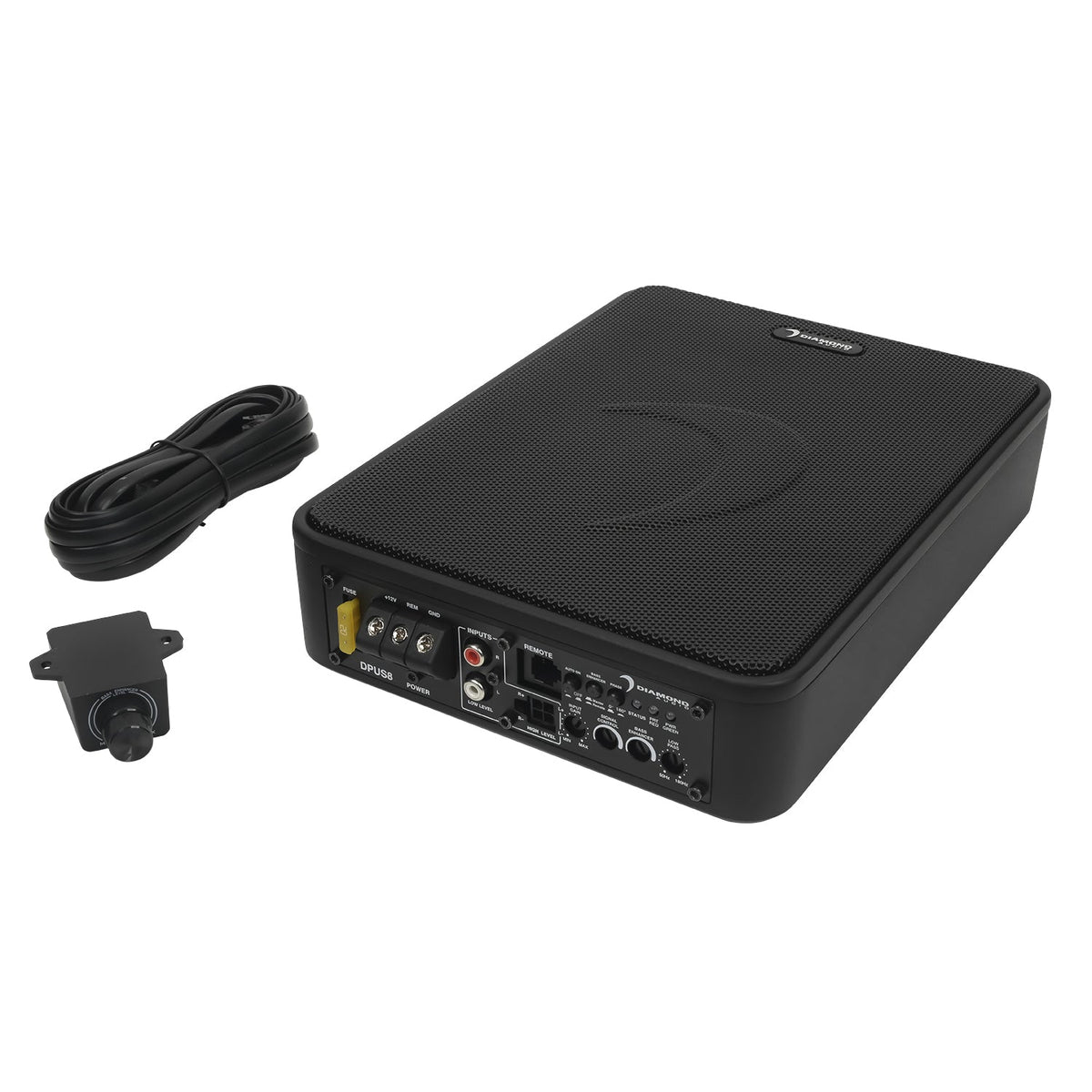 DMD Series 8" Active Slim Subwoofer w/Bass Enhancement - DPUS8