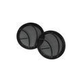 DES Series 6.5" Speaker Grills (Pair) - DSG65